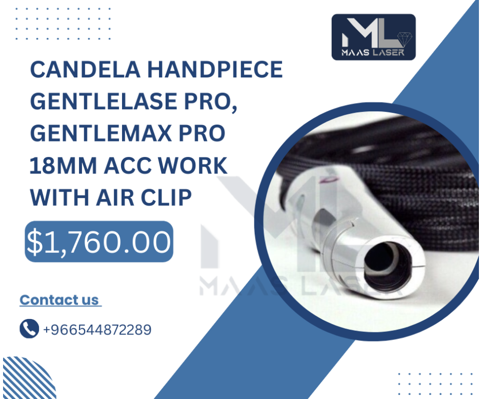 CANDELA HANDPIECE GENTLELASE PRO, GENTLEMAX PRO 18MM ACC WORK WITH AIR CLIP