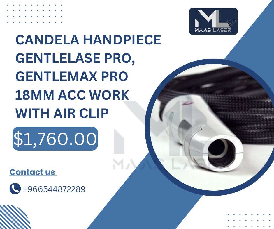 CANDELA HANDPIECE GENTLELASE PRO, GENTLEMAX PRO 18MM ACC WORK WITH AIR CLIP