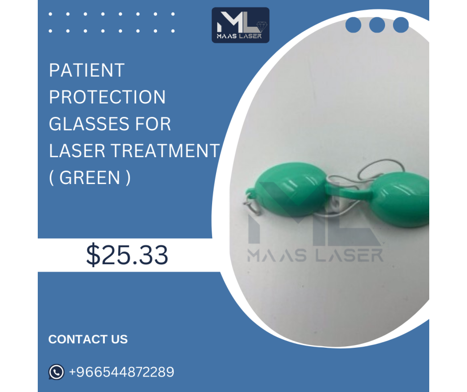 Patient protection glasses for laser treatment ( GREEN )