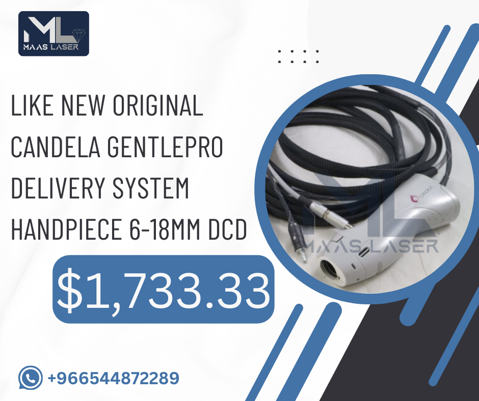 LIKE NEW ORIGINAL CANDELA GENTLEPRO DELIVERY SYSTEM HANDPIECE  6-18MM DCD