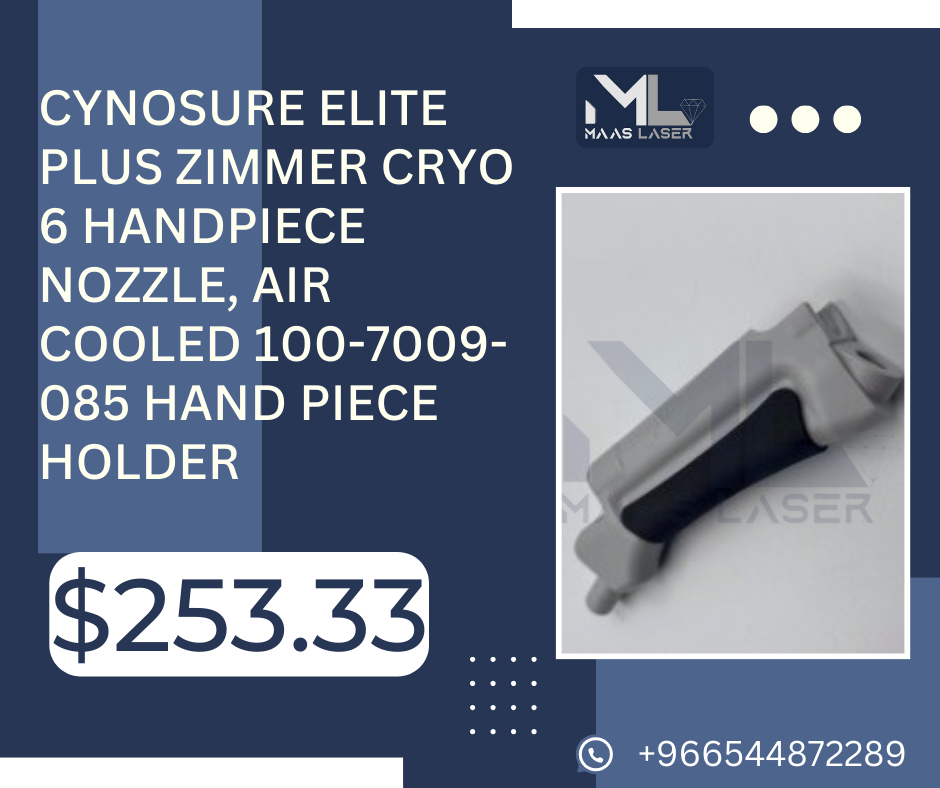 CYNOSURE Elite plus ZIMMER CRYO 6 HANDPIECE NOZZLE, AIR COOLED 100-7009-085 HAND PIECE HOLDER