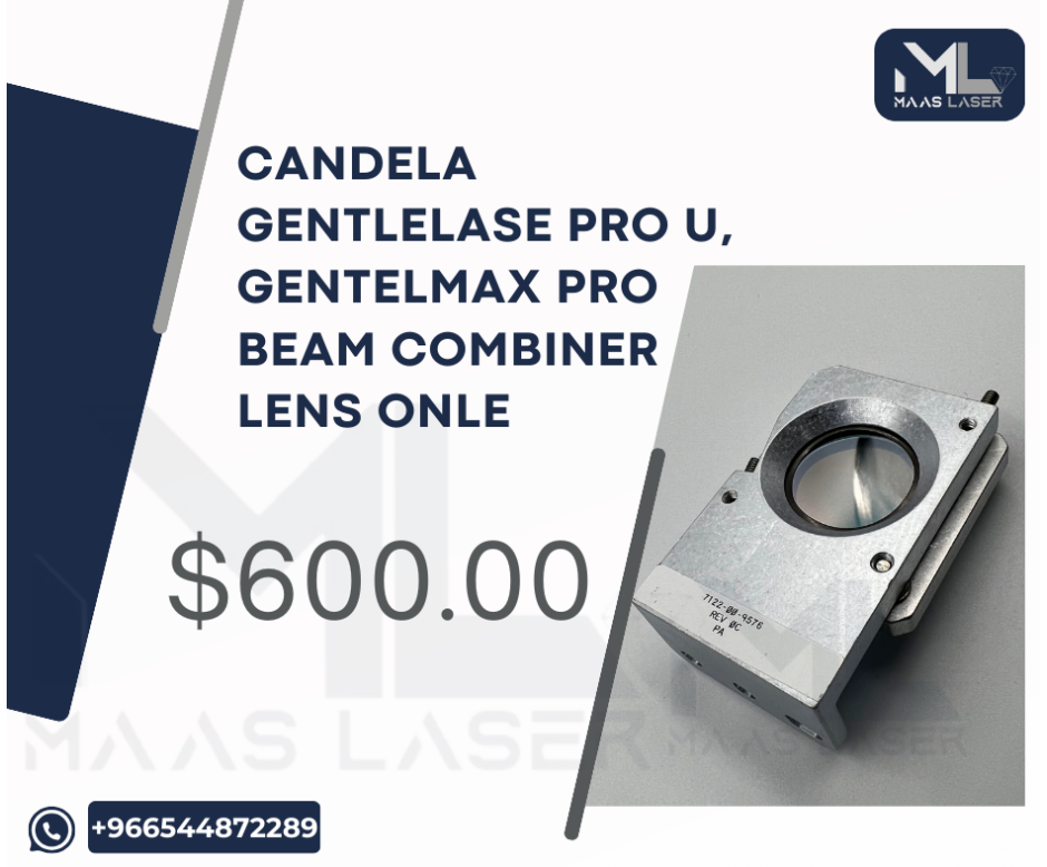 CANDELA GENTLELASE PRO U, GENTELMAX PRO BEAM COMBINER LENS ONLE