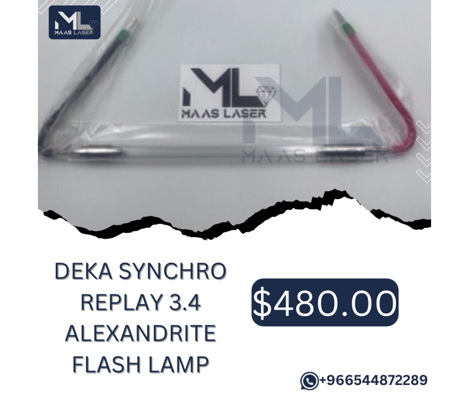 Deka synchro replay 3.4 Alexandrite Flash lamp 