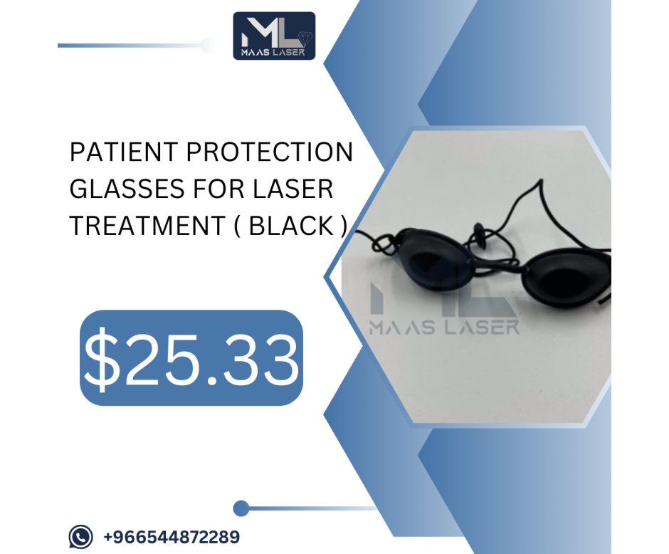 Patient protection glasses for laser treatment ( Black )