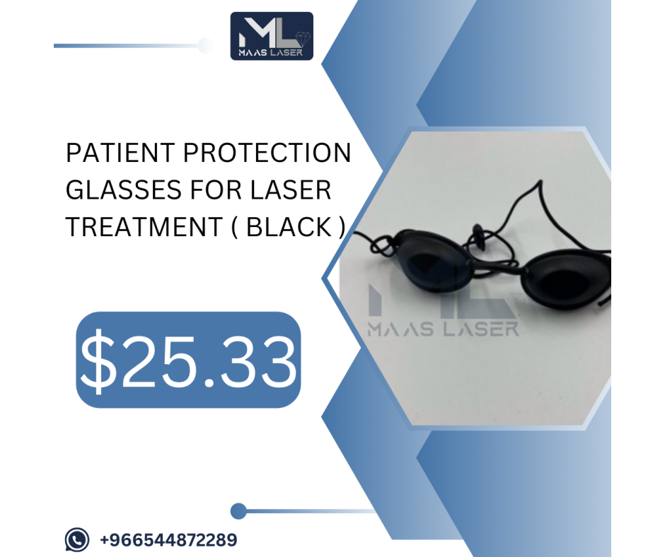 Patient protection glasses for laser treatment ( Black )