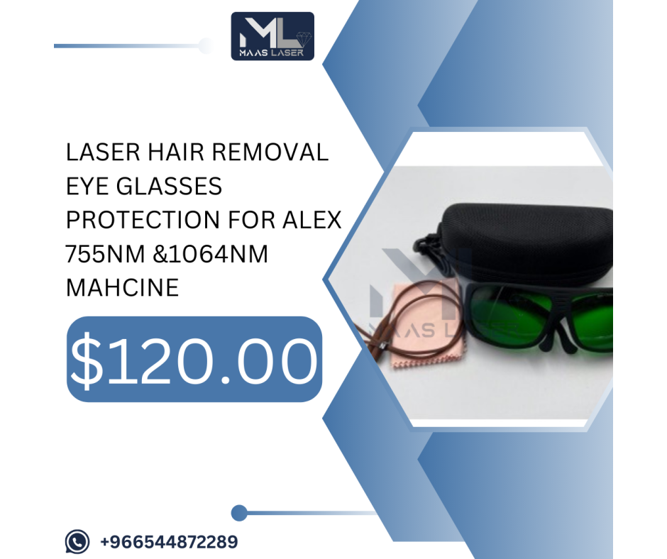 Laser hair removal eye glasses protection for ALEX 755nm &1064nm mahcine