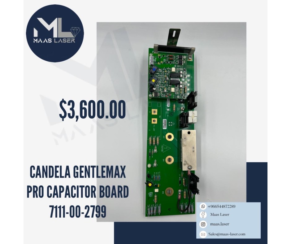 CANDELA GENTLEMAX PRO CAPACITOR BOARD 7111-00-2799 