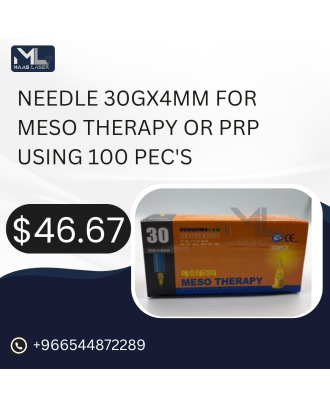 needle 30GX4mm for MESO THERAPY OR PRP USING 100 Pec's