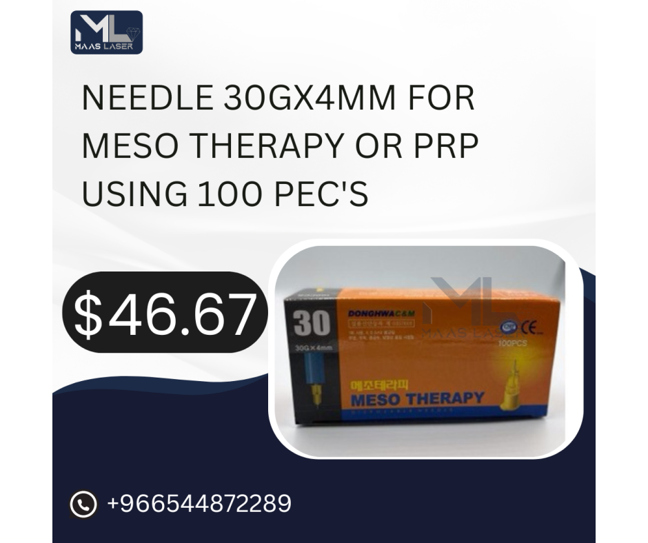 needle 30GX4mm for MESO THERAPY OR PRP USING 100 Pec's